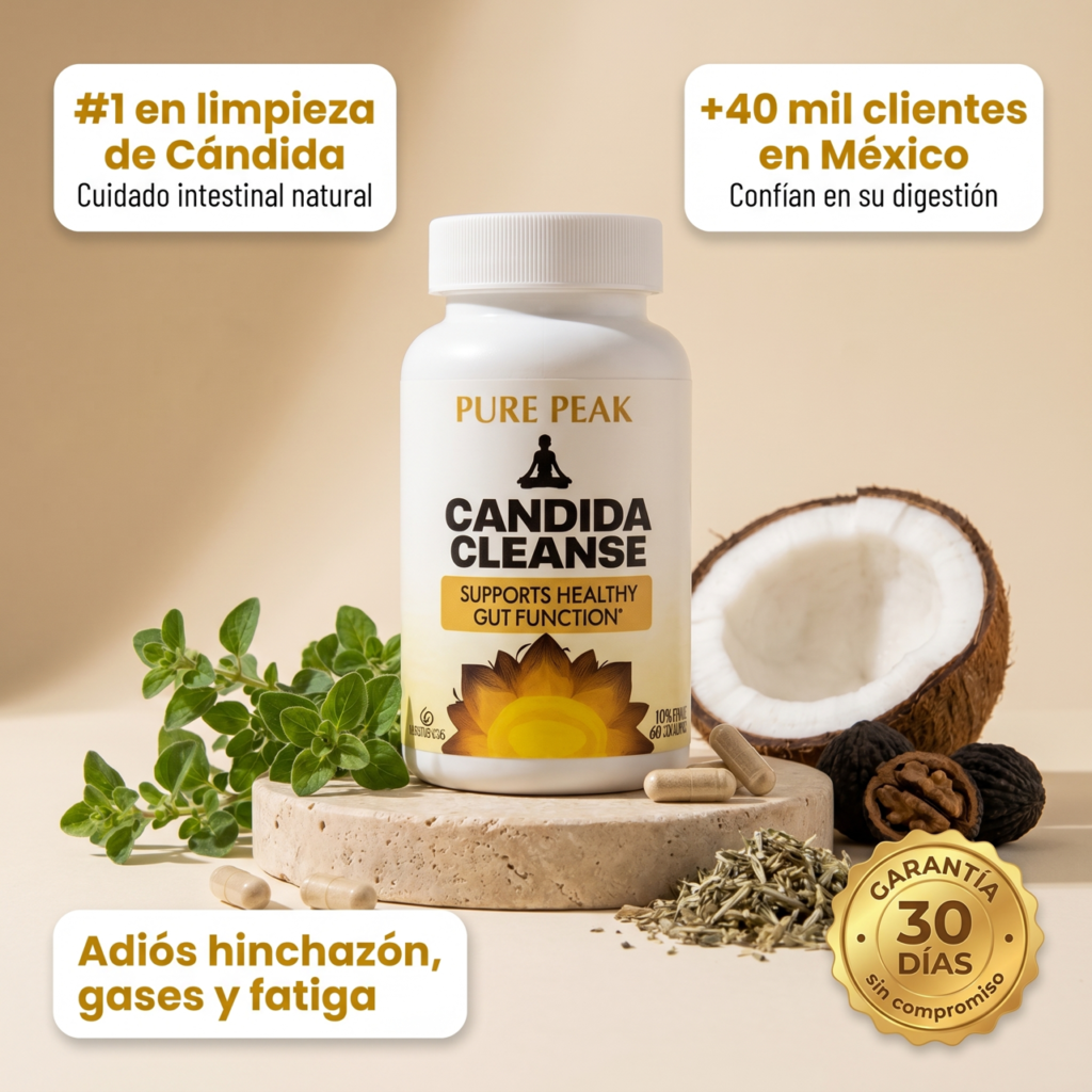 Candida Clean Original — Equilibrio Intestinal y Limpieza Digestiva · 60 Cápsulas